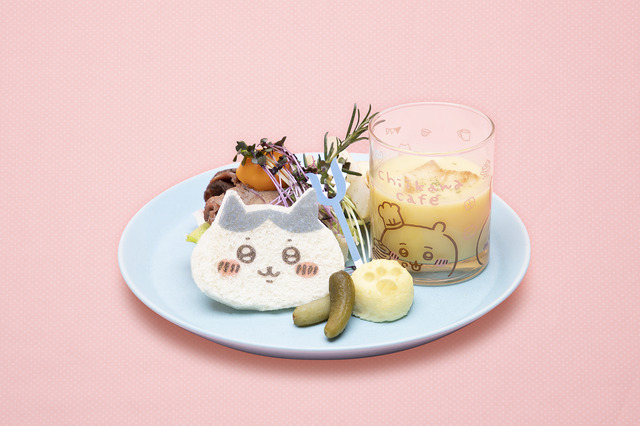 「ちいかわカフェ」アンコール開催＠池袋 ハチワレのごちそうサンド（C）nagano