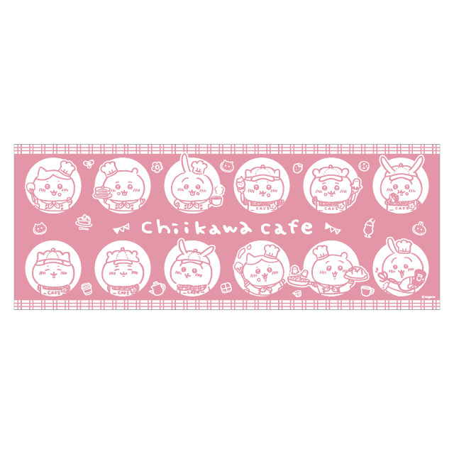 「ちいかわカフェ」アンコール開催＠池袋 手ぬぐい（C）nagano