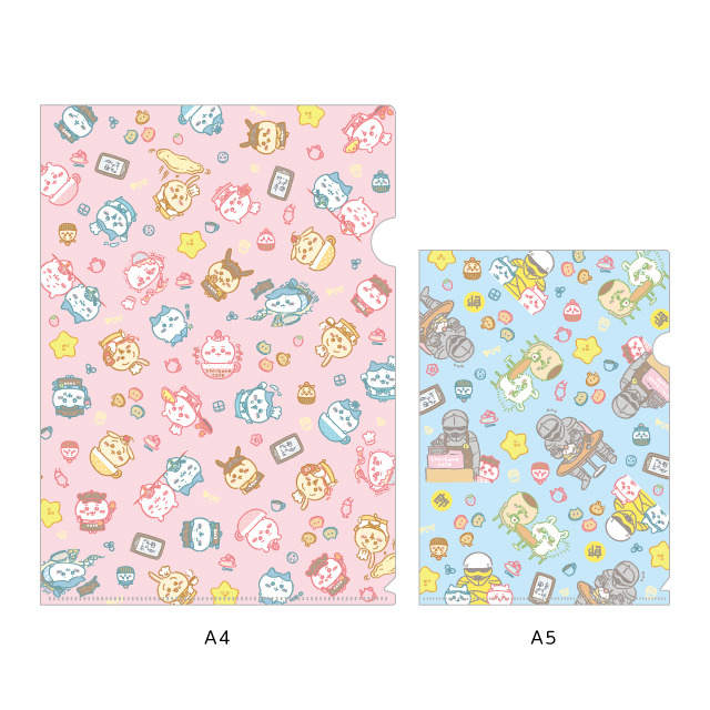 「ちいかわカフェ」アンコール開催＠池袋 クリアファイルセット（C）nagano