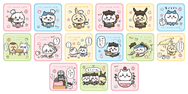 「ちいかわカフェ」アンコール開催＠池袋 ノベルティ ランダムコースター（C）nagano