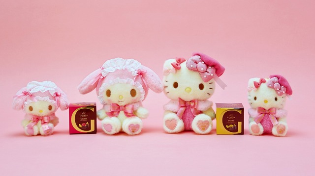 「2022年バレンタイン GODIVA×ハローキティ、GODIVA×マイメロディ」（C）’22 SANRIO 著作（株）サンリオ