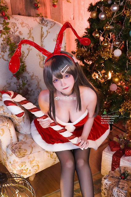 桜島麻衣（クリスマスver.）『青春ブタ野郎はバニーガール先輩の夢を見ない』／モデル：千夜未来