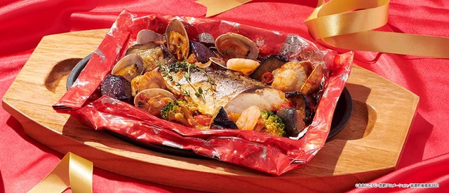 「ココス×劇場版 Free!–the Final Stroke– キミとココでつながるメドレーリレー！キャンペーン」情熱の赤いサバ包み～ピリ辛トマト風味～（C）おおじこうじ・京都アニメーション／岩鳶町後援会 2021