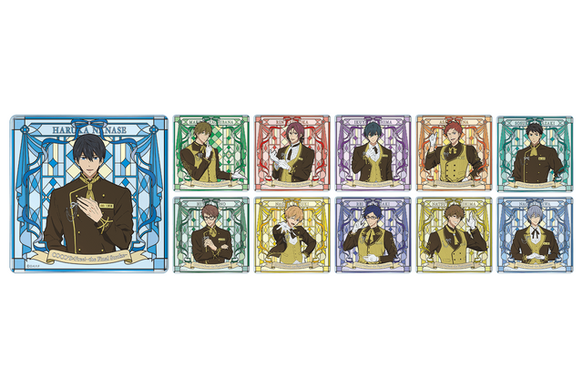 「ココス×劇場版 Free!–the Final Stroke– キミとココでつながるメドレーリレー！キャンペーン」アクリルコースター（C）おおじこうじ・京都アニメーション／岩鳶町後援会 2021