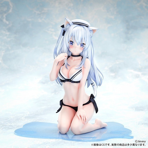 ケモミミ学園 「蒼波 シオ」illustrated by Jimmy 追視アイver. 1/5スケール 塗装済み完成品フィギュア　(C)Jimmy