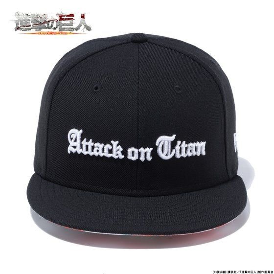 「進撃の巨人 NEW ERA キャップ タイトルロゴVer.」（C）諫山創・講談社／「進撃の巨人」The Final Season製作委員会