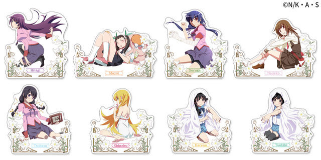 「物語シリーズ　スペシャルくじ」A賞：BIGパネル（C）N/K・A・S