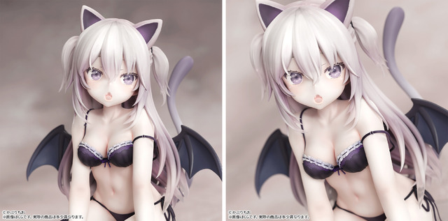 「『にゃQバス』illustrated by かぷりちお 1/6スケール 塗装済み完成品フィギュア」18,000円（税込）（C）かぷりちお