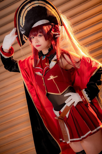 宝鐘マリン【ホロライブ】／モデル：ももかわひなり、撮影:Jon