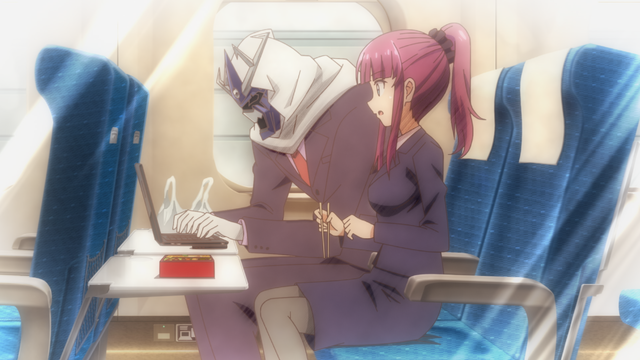 冬アニメ「怪人開発部の黒井津さん」第2話先行カット（C）水崎弘明・COMICメテオ／「怪人開発部の黒井津さん」製作委員会