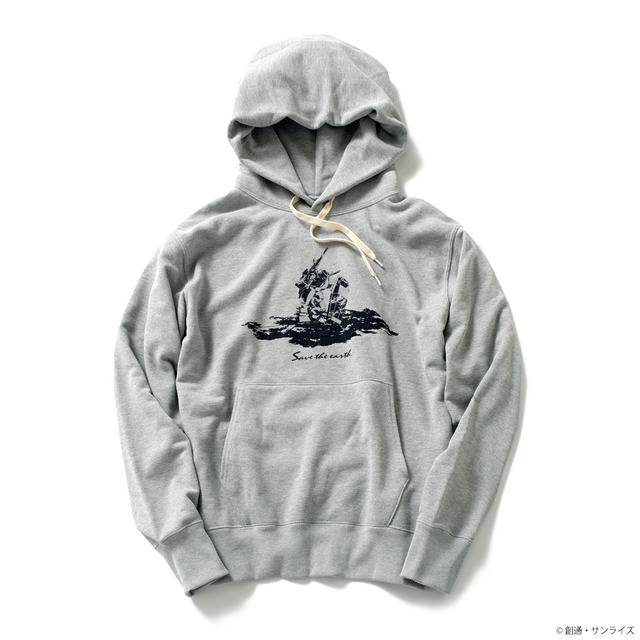 「STRICT-G BRING『機動戦士ガンダム』DRYCOTTONY パーカー」スタンバイ ガンダム柄（杢グレー）15,180円（税込）（C）創通・サンライズ
