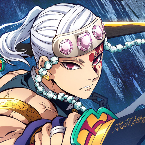 Aimer「残響散歌/朝が来る」アナログ盤・ジャケット（C）吾峠呼世晴／集英社・アニプレックス・ufotable