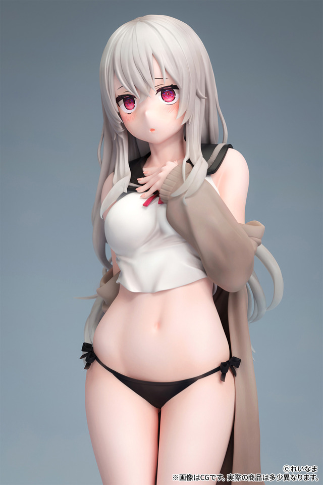 「『着替え』illustrated by れいなま 1/6スケール 塗装済み完成品フィギュア」15,800円（税別）（C）れいなま