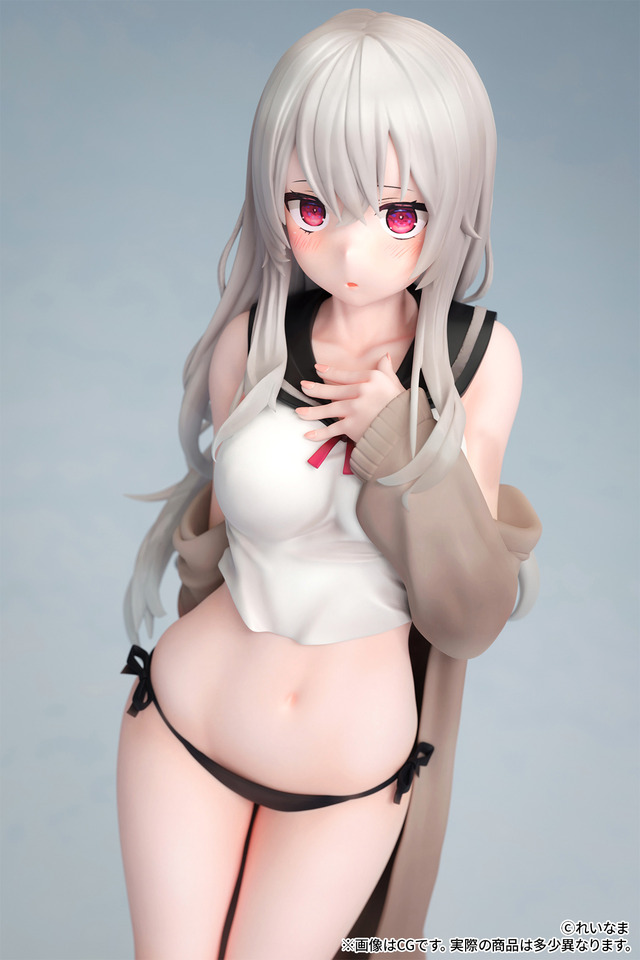「『着替え』illustrated by れいなま 1/6スケール 塗装済み完成品フィギュア」15,800円（税別）（C）れいなま
