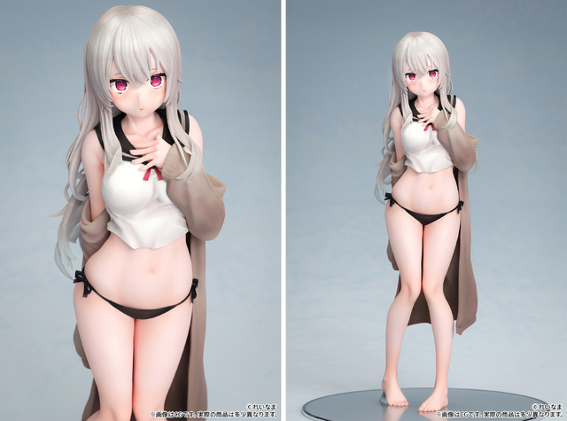 「『着替え』illustrated by れいなま 1/6スケール 塗装済み完成品フィギュア」15,800円（税別）（C）れいなま