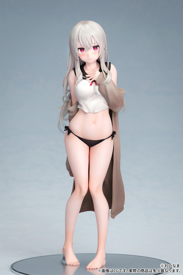 「『着替え』illustrated by れいなま 1/6スケール 塗装済み完成品フィギュア」15,800円（税別）（C）れいなま