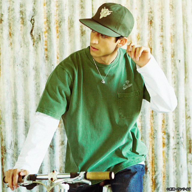 「STRICT-G.Fab Ebbets Field Flannels『機動戦士ガンダム』ベースボールキャップ」ZEON柄（グリーン）6,050円（税込）（C）創通・サンライズ
