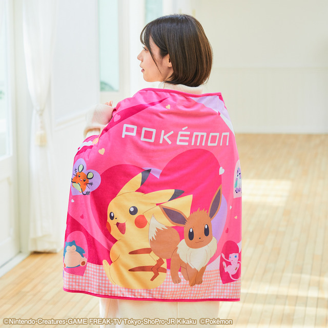 「ポケモン もっと!かわいい! キャンペーン in NAMCO」A：ブランケット賞（C）Nintendo・Creatures・GAME FREAK・TV Tokyo・ShoPro・JR Kikaku（C）Pokémon