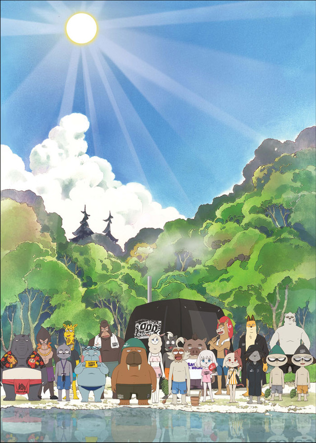 オッドタクシー×SaunaCamp. コラボ（C）P.I.C.S. / 映画小戸川交通パートナーズ