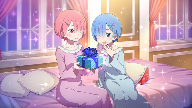 『Re:ゼロから始める異世界生活 Lost in Memories』描き下ろし記憶結晶「誕生日のクロス・サプライズ★3」（C）長月達平・株式会社KADOKAWA刊／Re:ゼロから始める異世界生活2製作委員会（C）SEGA