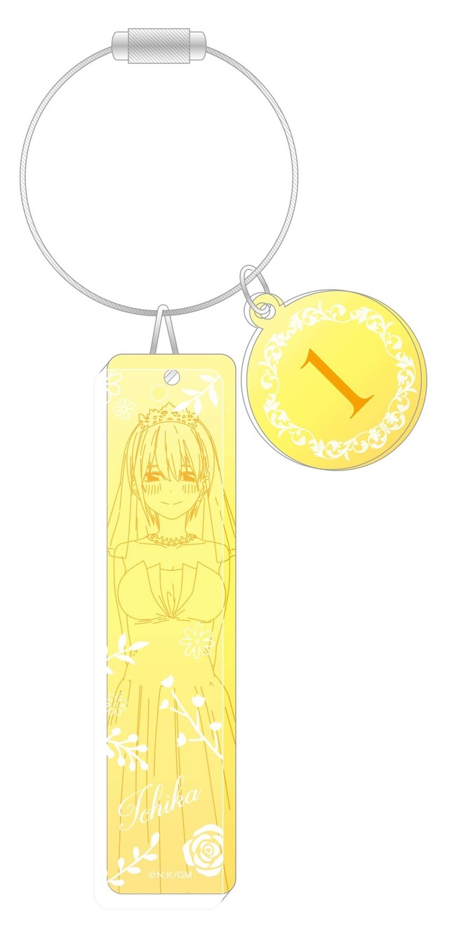 映画『五等分の花嫁』アクリルキーチャーム／ウェディングドレス（C）春場ねぎ・講談社／映画「五等分の花嫁」製作委員会