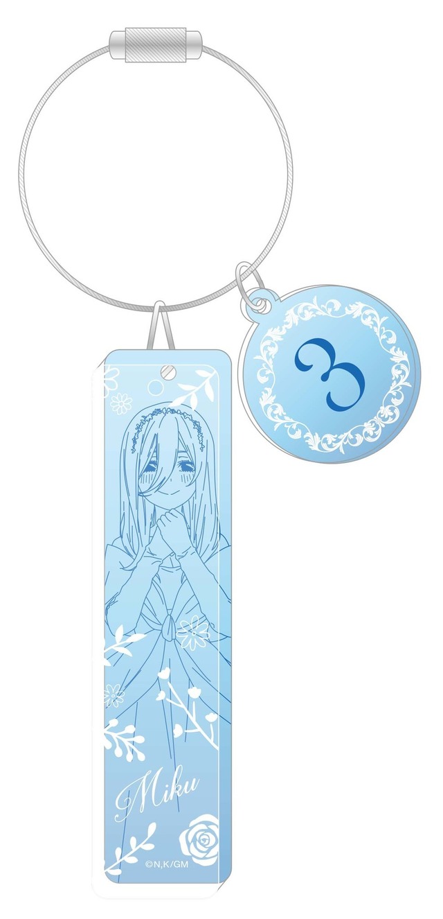 映画『五等分の花嫁』アクリルキーチャーム／ウェディングドレス（C）春場ねぎ・講談社／映画「五等分の花嫁」製作委員会