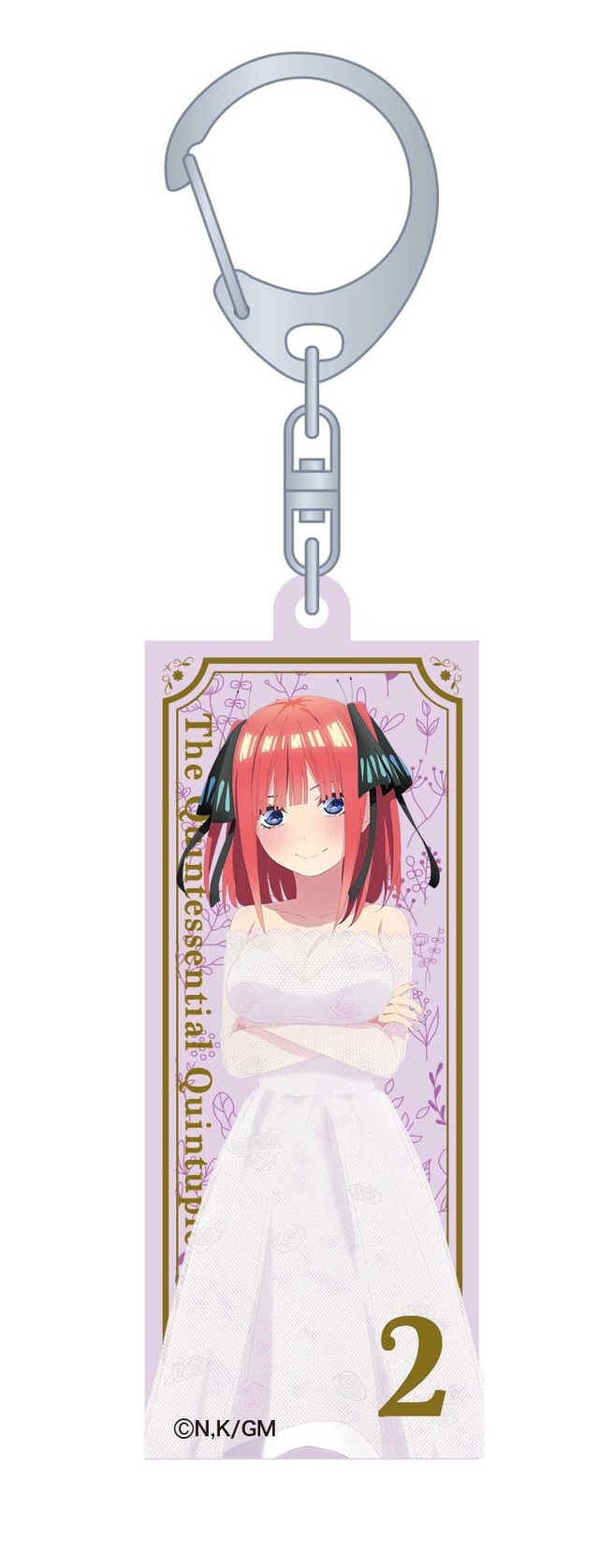 映画『五等分の花嫁』アクリルキーホルダー／ウェディングドレス（C）春場ねぎ・講談社／映画「五等分の花嫁」製作委員会