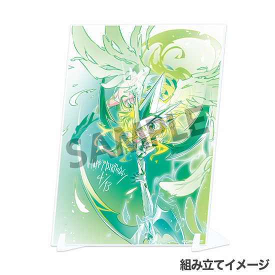 『シンフォギアバースデー ビジュアルアクリルプレート 暁切歌』(C)Project シンフォギアＧＸ(C)Project シンフォギアＸＶ