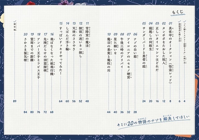 ナゾ解きミステリー読解ドリル　科学の不思議事件ノート　(C)Shin Akigi, Minami Aoyama, Hiranari Izuno, Mayo Hoshino, Kanami Minakami 2022