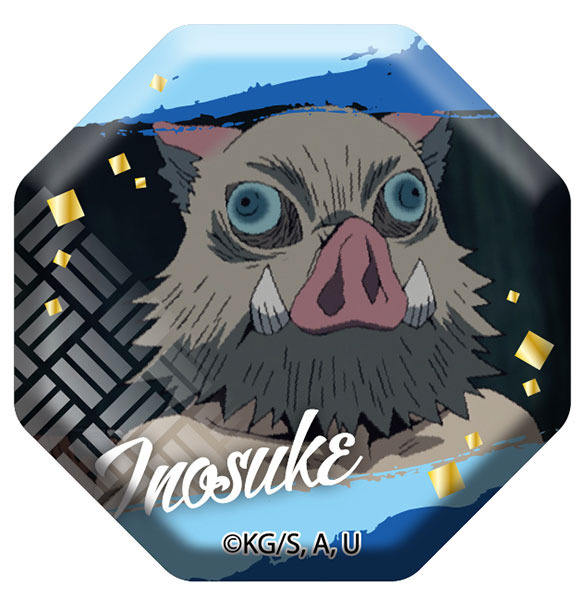 鬼滅の刃 ガラスマグネットVol.4 嘴平伊之助 715円（税込）（C）吾峠呼世晴/集英社・アニプレックス・ufotable