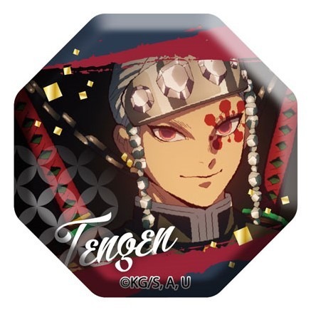 鬼滅の刃 ガラスマグネットVol.4 宇髄天元 715円（税込）（C）吾峠呼世晴/集英社・アニプレックス・ufotable