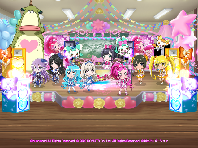 コラボイベント「Alright!ハートキャッチGroove！」（C）bushiroad All Rights Reserved.（C）2020 DONUTS Co. Ltd. All Rights Reserved.（C）ＡＢＣ-Ａ・東映アニメーション