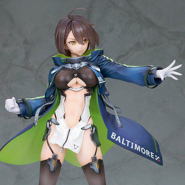 際どい“腹筋”にドキッ！『アズレン』「ボルチモア」が立体化ー引き締まった肉感と凛々しい表情に見惚れちゃう