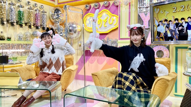 『声優と夜あそび 水【小松未可子×徳井青空】 #37』（C）AbemaTV,Inc.