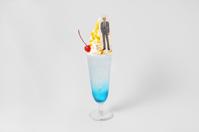 「名探偵コナン ライブ・ミュージアム ～ハロウィンの贈り物～」コラボレーションカフェ「喫茶 ハロウィンの贈り物」降谷のソーダフロート（C）2022 青山剛昌／名探偵コナン製作委員会