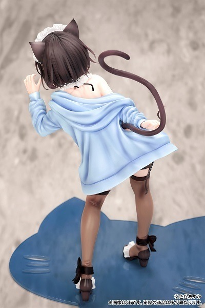 ケモミミ学園「メイド水着優ちゃん」illustrated by 色谷あすかフィギュア　(C)色谷あすか