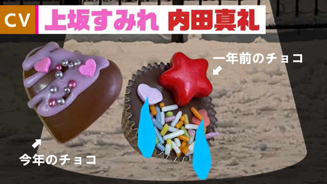 「【上坂すみれ×内田真礼】ハッピーバレンタイン 今年のチョコ×去年のチョコ!?」(C)meshikoe