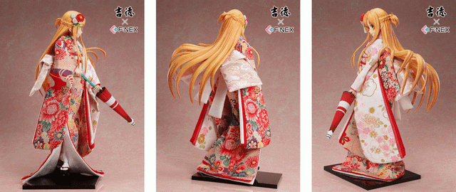 「吉徳×F:NEX アスナ -日本人形- 1/4スケールフィギュア」168,300円（税込）（C）2017 川原 礫／ＫＡＤＯＫＡＷＡ　アスキー・メディアワークス／SAO-A Project