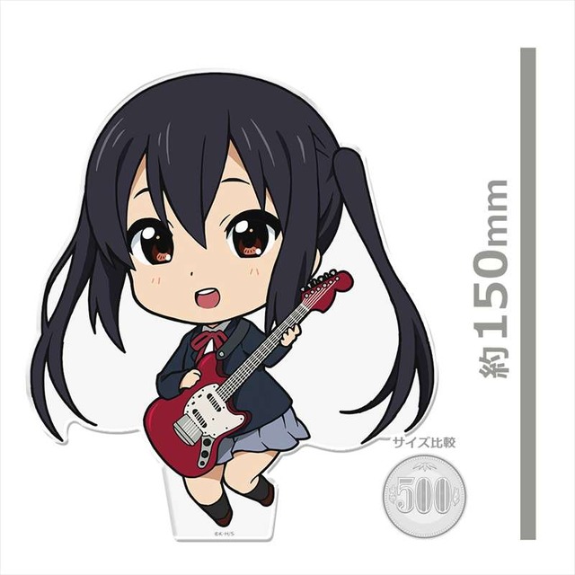 「けいおん！ でかぷにこれ！アクリルフィギュア」（C）かきふらい・芳文社／桜高軽音部