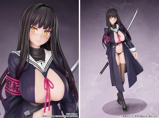 「恥・即・斬 風紀委員長」illustrated by ポップキュン 1/6スケール 塗装済み完成品フィギュア　(C)ポップキュン