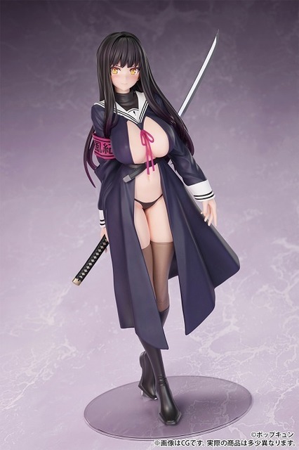 「恥・即・斬 風紀委員長」illustrated by ポップキュン 1/6スケール 塗装済み完成品フィギュア　(C)ポップキュン