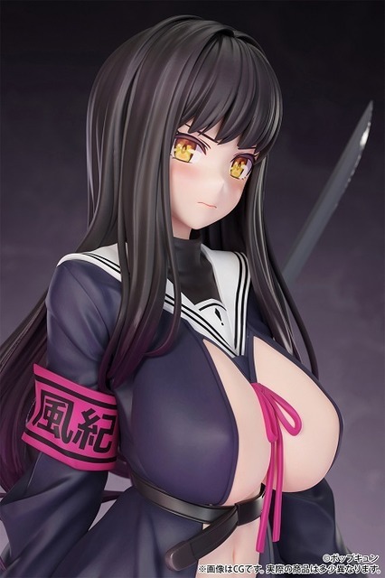 「恥・即・斬 風紀委員長」illustrated by ポップキュン 1/6スケール 塗装済み完成品フィギュア　(C)ポップキュン