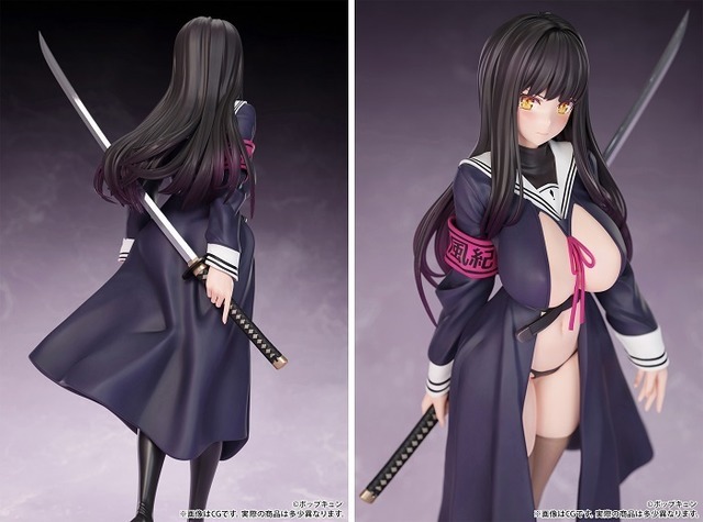 「恥・即・斬 風紀委員長」illustrated by ポップキュン 1/6スケール 塗装済み完成品フィギュア　(C)ポップキュン