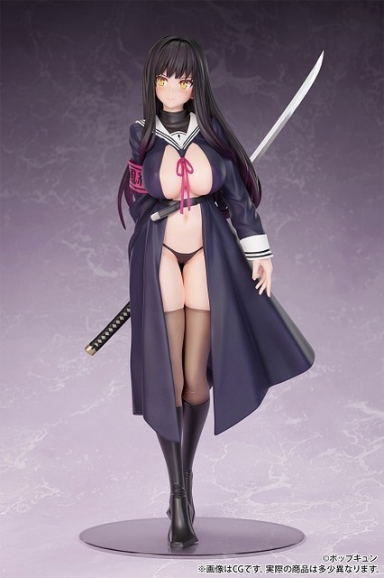 「恥・即・斬 風紀委員長」illustrated by ポップキュン 1/6スケール 塗装済み完成品フィギュア　(C)ポップキュン