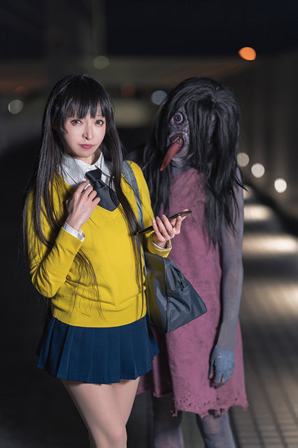 『見える子ちゃん』四谷みこ、イケメンに憑くオバケ／モデル：まゆろん、No.K(ナンバケ)