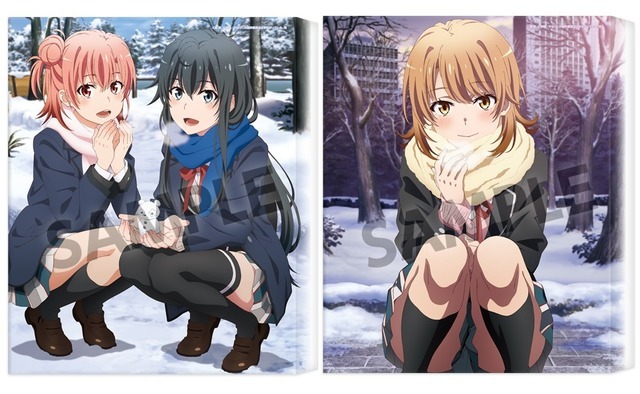 『やはり俺の青春ラブコメはまちがっている。完 ビジュアルアクリルプレート』　(C)渡 航、小学館／やはりこの製作委員会はまちがっている。完