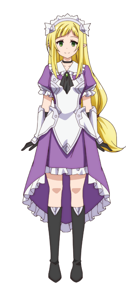 『黒の召喚士』エフィル（C）迷井豆腐・オーバーラップ/黒の召喚士製作委員会