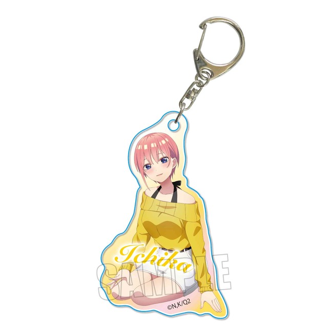 「トレーディングアクリルキーホルダー 五等分の花嫁∬/ひざまくらver. 1BOX【5個入】」3,740円（税込）（C）春場ねぎ・講談社／「五等分の花嫁∬」製作委員会