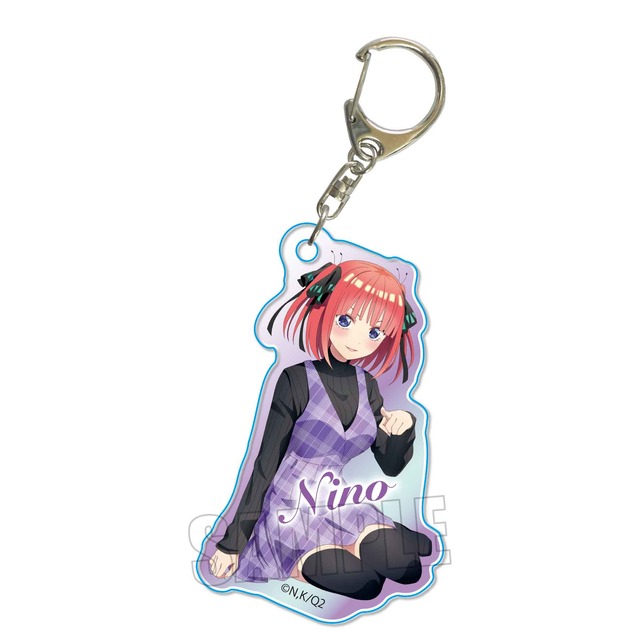 「トレーディングアクリルキーホルダー 五等分の花嫁∬/ひざまくらver. 1BOX【5個入】」3,740円（税込）（C）春場ねぎ・講談社／「五等分の花嫁∬」製作委員会