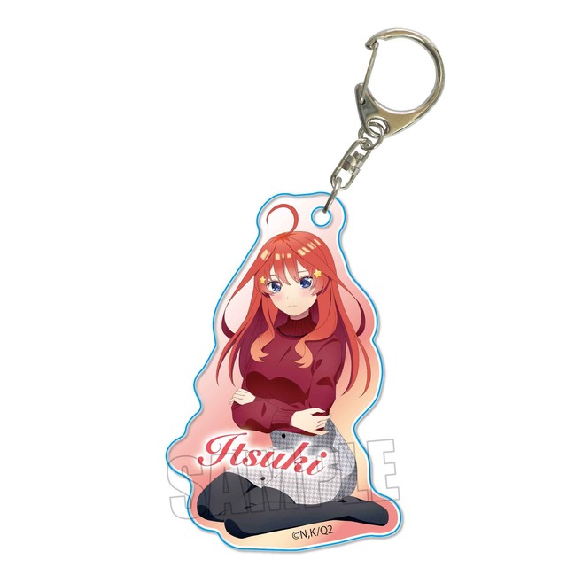 「トレーディングアクリルキーホルダー 五等分の花嫁∬/ひざまくらver. 1BOX【5個入】」3,740円（税込）（C）春場ねぎ・講談社／「五等分の花嫁∬」製作委員会